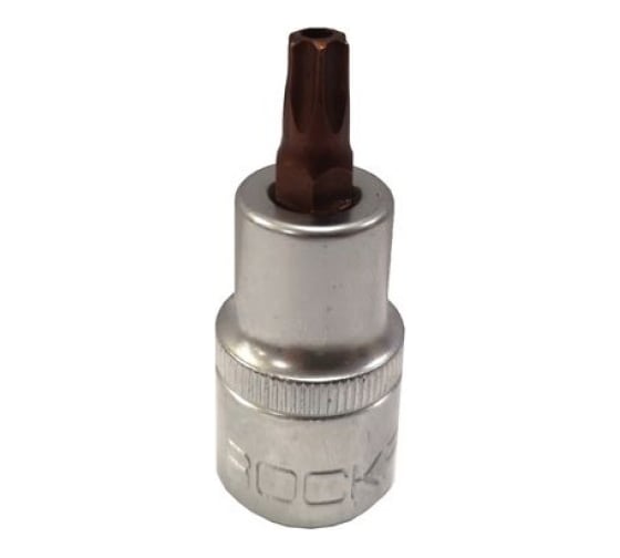 Изображение товара Головка-бита Premium TORX T40 с отверстием, 1/2"DR, L-55 мм Rockforce RF-34705540 Premium(46904)