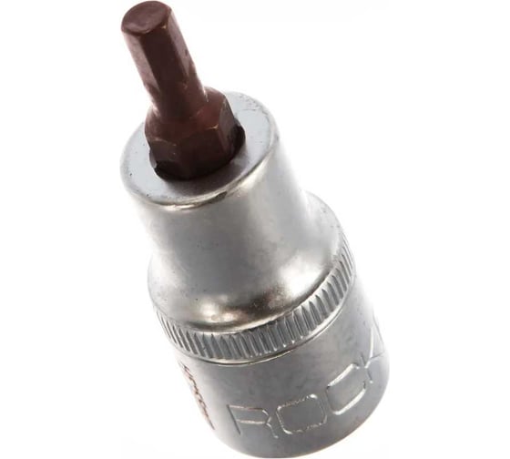 Изображение товара Головка-бита Premium 6-гранная, 5 мм, 1/2"DR, L-55 мм Rockforce RF-34405505 Premium(46893)