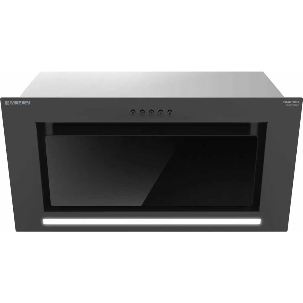 Изображение товара Полновстраиваемая вытяжка MEFERI SMARTBOX60BK GLASS POWER с фильтром и современным дизайном
