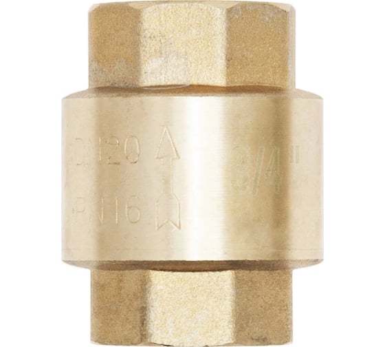 Изображение товара Клапан обратный MasterProf 3/4" латунный сердечник ИС.080372
