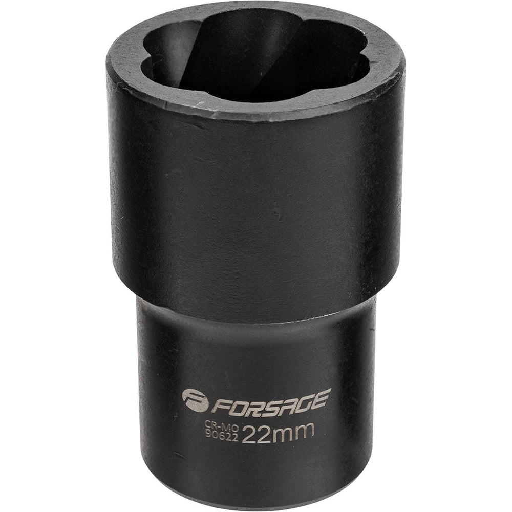 Изображение товара Головка-экстрактор для поврежденных болтов и гаек 22х50 мм 1/2" Forsage F-90622