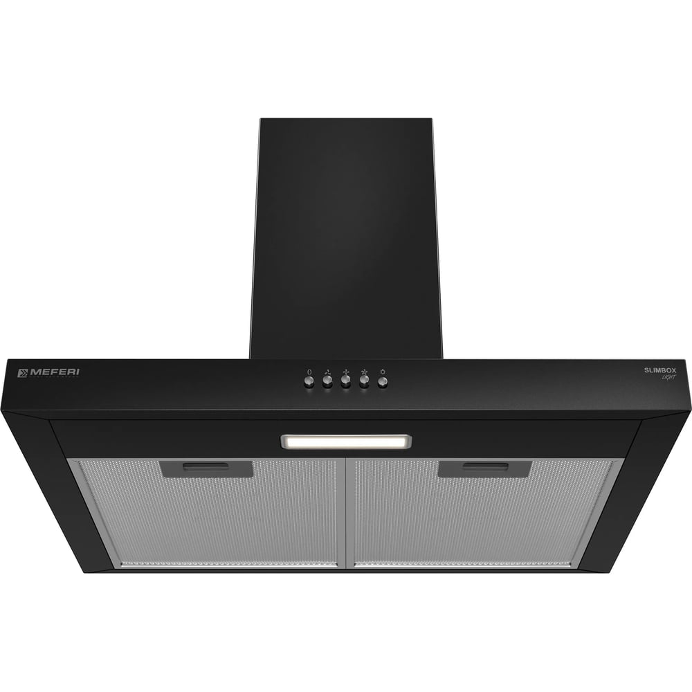 Т-образная пристенная вытяжка MEFERI SLIMBOX60BK LIGHT МФ-00000567