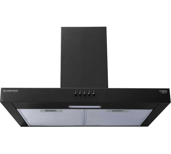 Изображение товара Т-образная пристенная вытяжка MEFERI SLIMBOX60BK LIGHT МФ-00000567