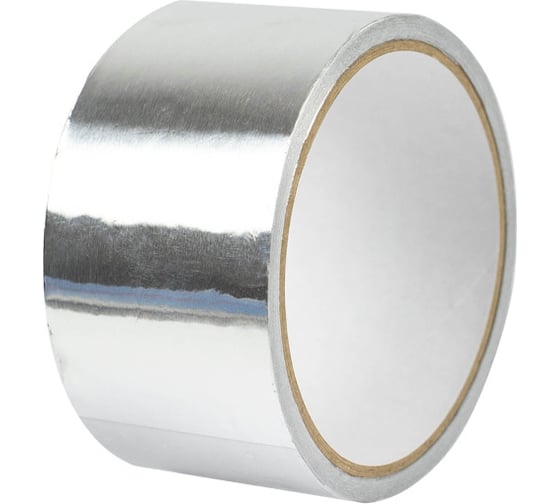Изображение товара Лента алюминиевая клейкая Политех 50мм х 10м 8070010