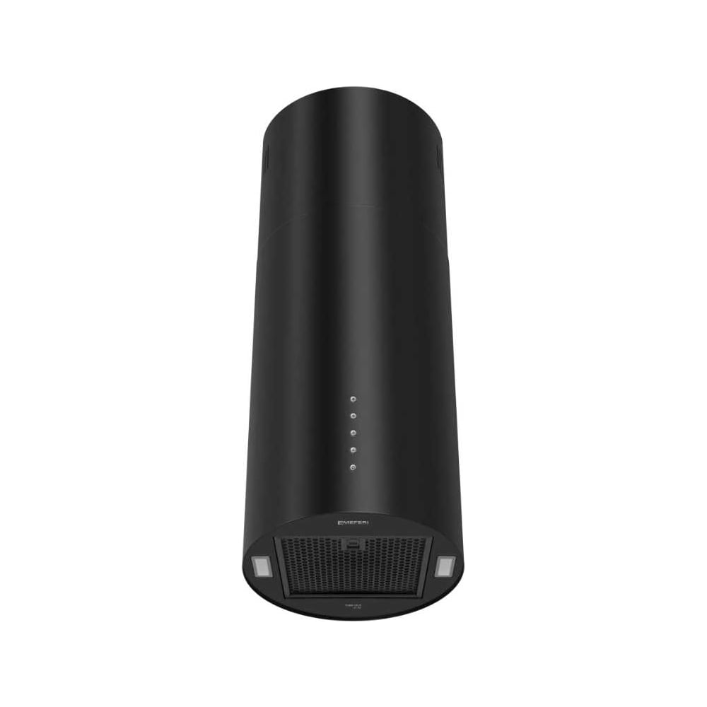 Изображение товара Цилиндрическая островная вытяжка MEFERI TUBE35BK ISLA ULTRA 1200 м³/ч черный металл
