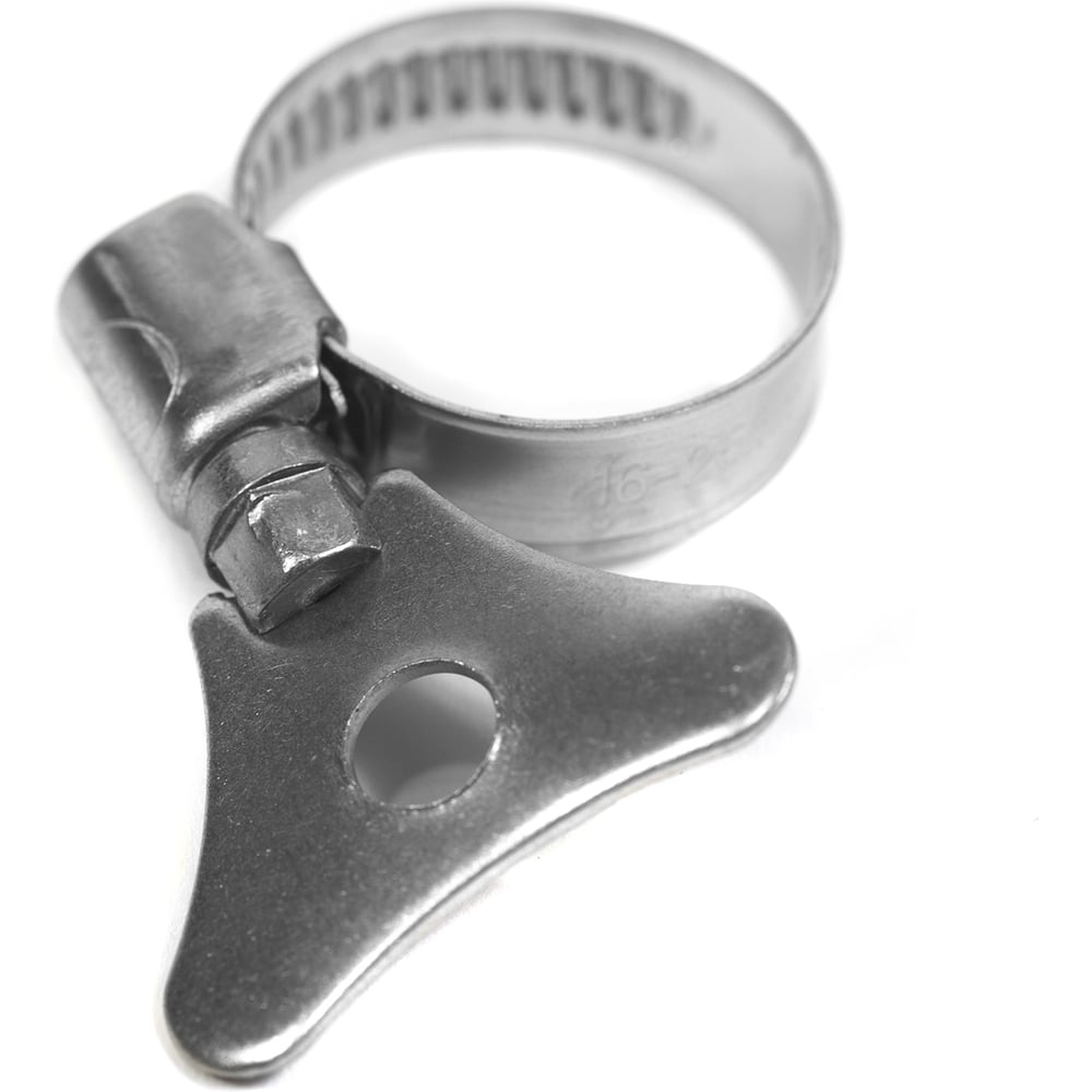 Изображение товара Хомут червячный Политех 16-25 мм Нержавеющая сталь Изображение товара Хомут червячный Политех 16-25 мм Нержавеющая сталь