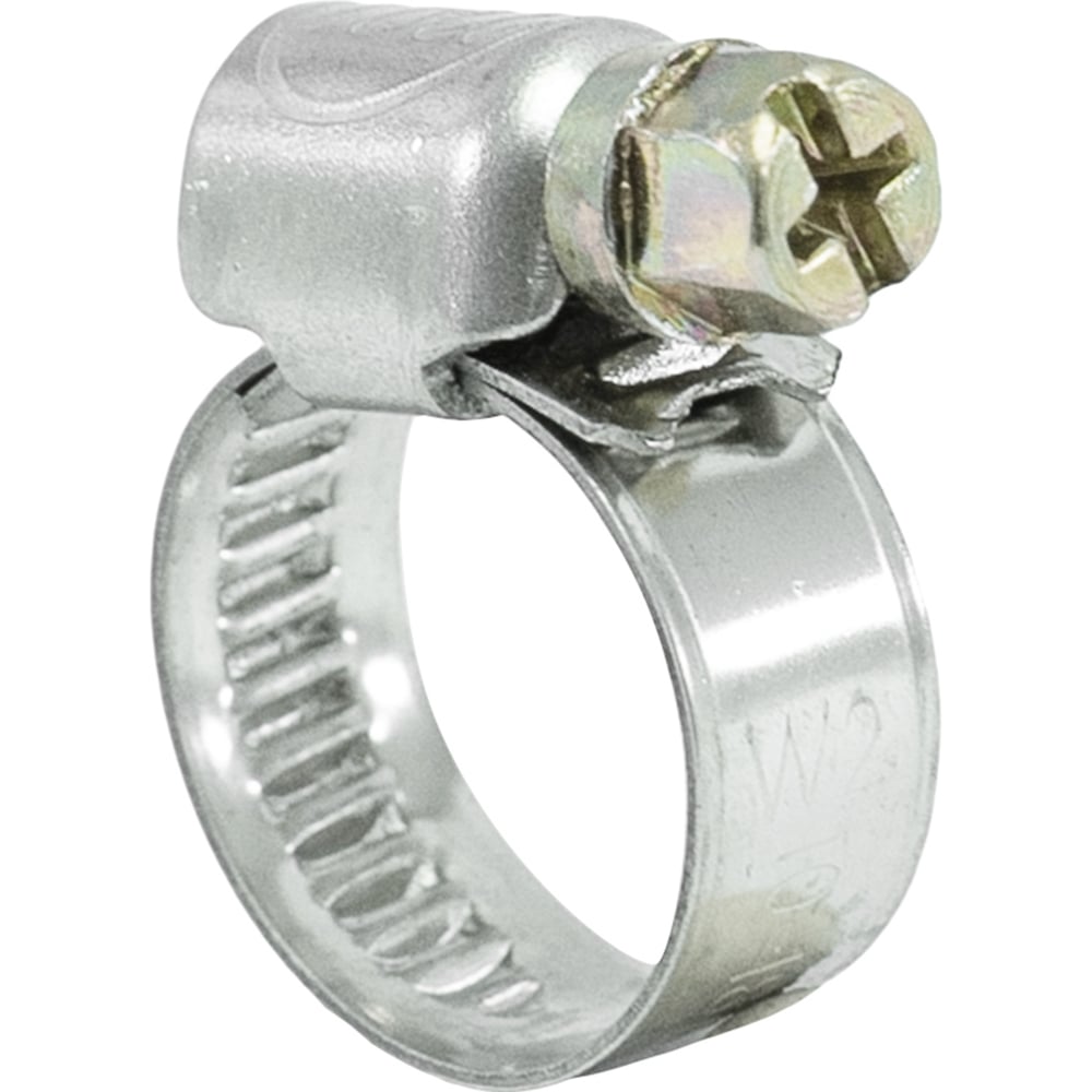 Изображение товара Хомуты червячные Политех нержавеющая сталь, 5 шт., 10мм-18мм