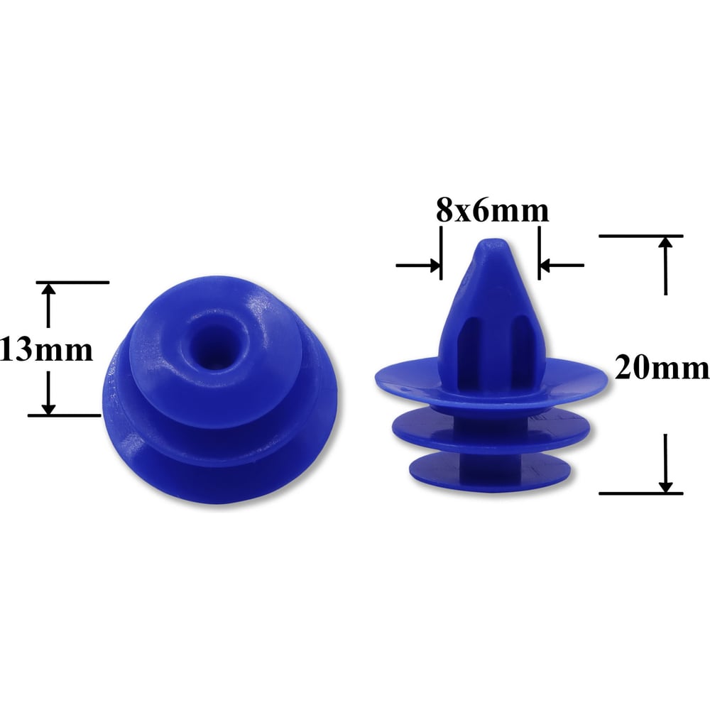 Изображение товара Автокрепеж для Infiniti и Nissan 10 шт КрепАвто 155305161 надежное крепление дверных панелей