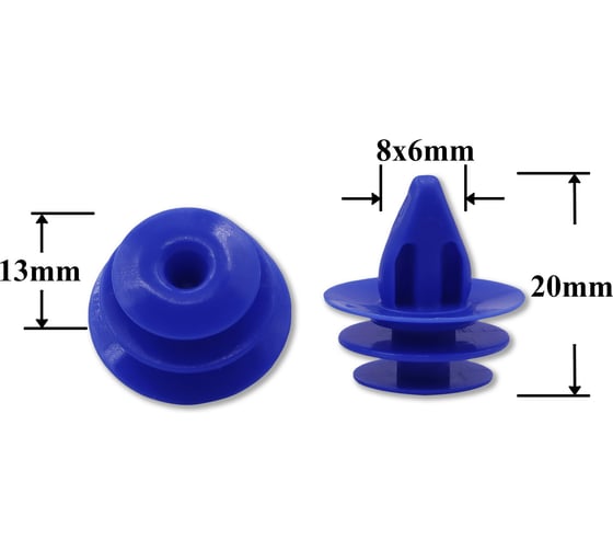 Изображение товара Автокрепеж для Infiniti Nissan 10 шт 155305161 КрепАвто 1383