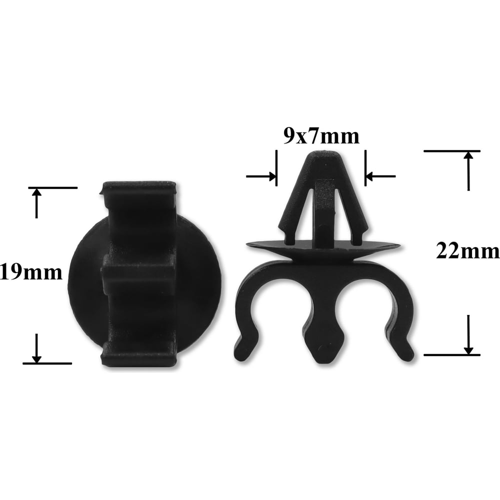 Изображение товара Автокрепеж Крепавто 1385 универсальный для различных марок авто пластиковый фиксационный элемент