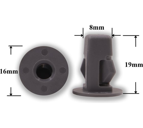 Изображение товара Автокрепеж для Lexus Toyota 10 шт 9018906224 КрепАвто 1394