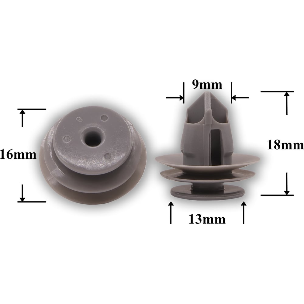 Изображение товара Автокрепеж для Acura Honda 10 шт 91560SLIJ01 , 91560SLJJ01 КрепАвто 1406