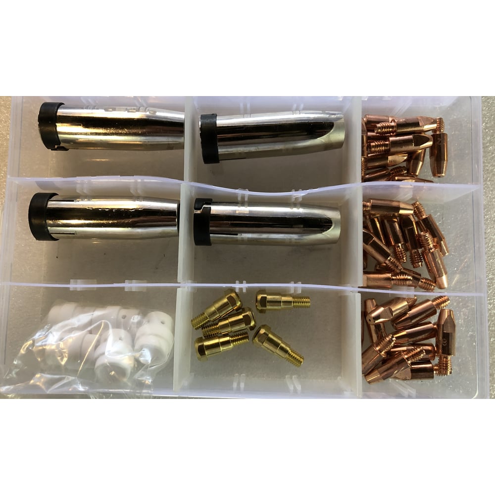 Изображение товара Комплект принадлежностей для MIG горелки MB-24 Hugong 032292 44 шт