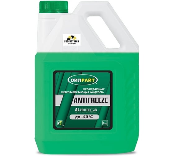 Изображение товара Антифриз OILRIGHT 40 (зеленый) 3 кг 5237