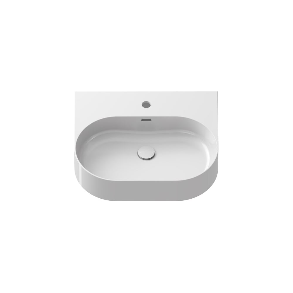 Изображение товара Умывальник RAVAK CERAMIC 550 O SLIM Wall белый керамический современный стиль