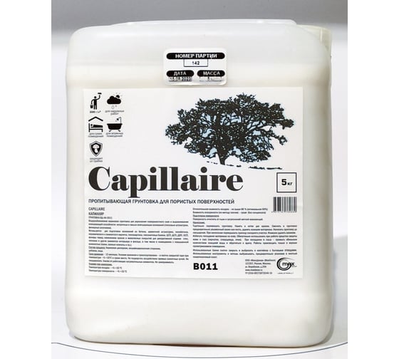 Изображение товара Грунт проникающий МаксДекор Капилляр, 5 кг 4673767760669