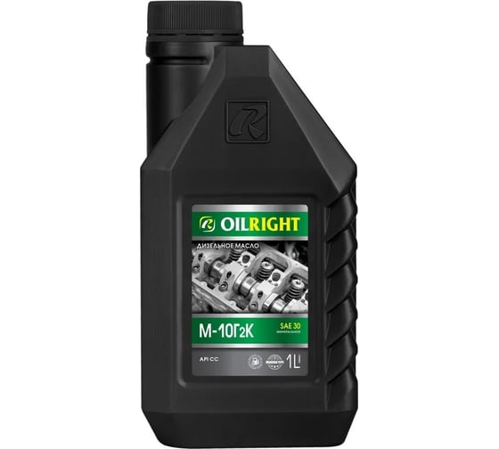 Изображение товара Дизельное масло OILRIGHT М10Г2К SAE 30 1 л 2504