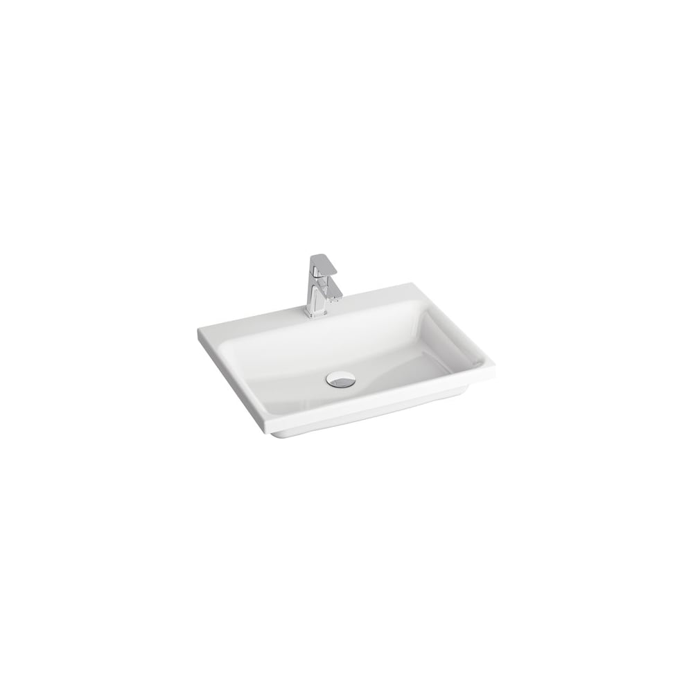 Изображение товара Умывальник RAVAK COMFORT 600 керамический белый современный дизайн