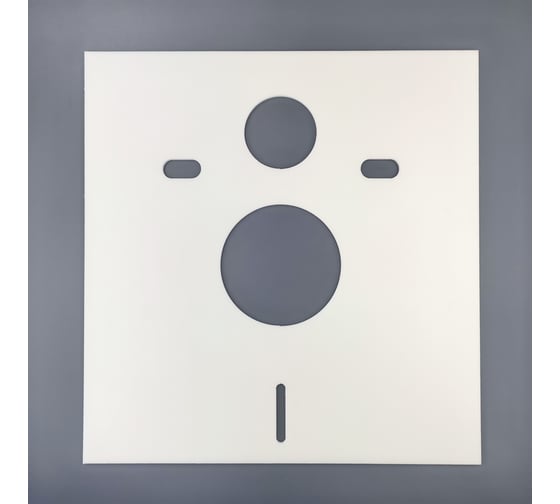 Изображение товара Прокладка изолон для подвесного унитаза или биде с отверстиями HG 420x400x5 мм 1898961