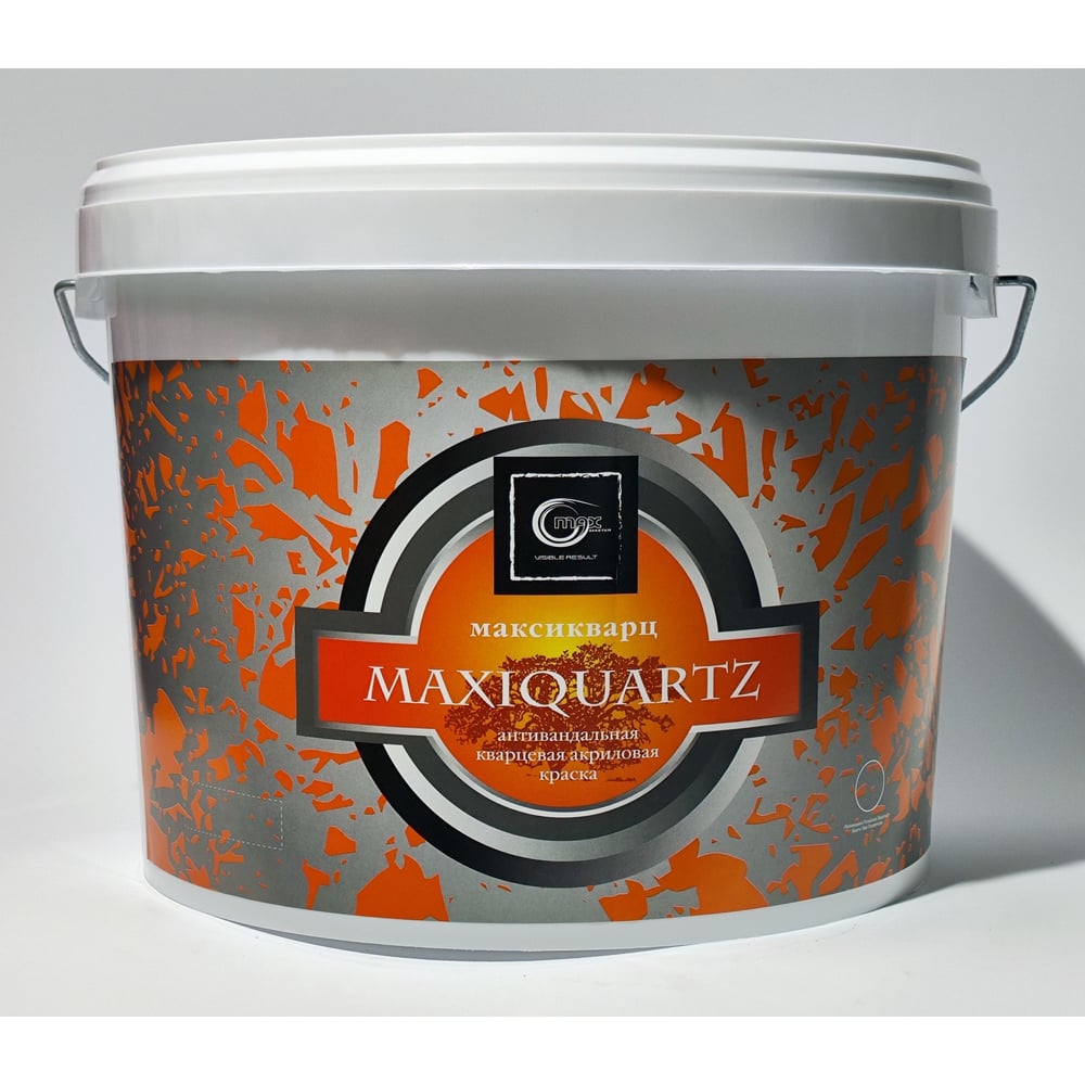 Изображение товара Фактурная краска МаксДекор МаксиКварц 14 кг для внутренних и внешних работ