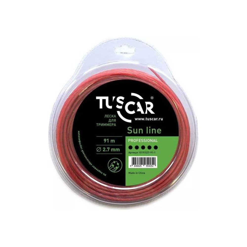 Изображение товара Леска Sun line Professional 2.7 мм, 91 м для триммера Изображение товара Леска Sun line Professional 2.7 мм, 91 м для триммера