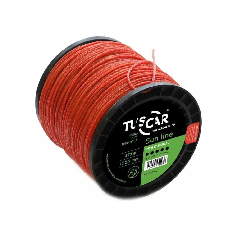 Изображение товара Леска Sun line Professional 2.7 мм 273 м для триммера TUSCAR