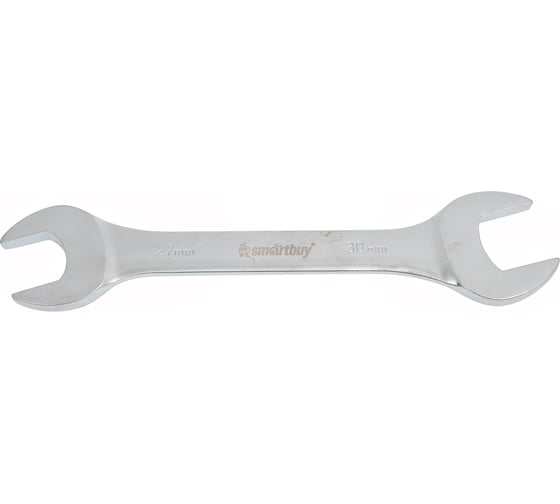 Изображение товара Ключ рожковый Smartbuy на 27 мм, 30 мм, хромированный, 40X, tools/50 SBT-UWS-27-30p1