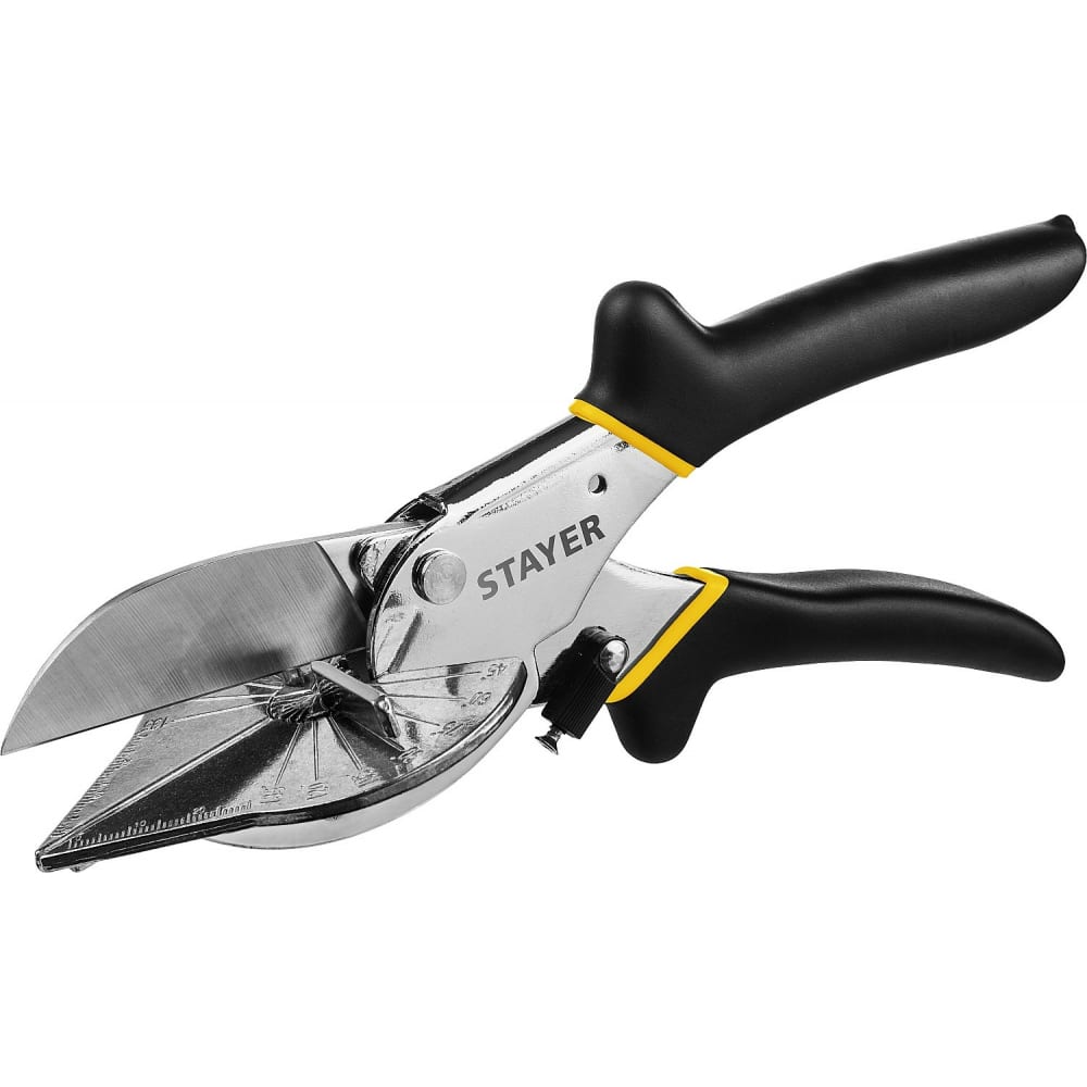 Угловые ножницы для пластмассовых и резиновых профилей STAYER хозяйственные ножницы stayer