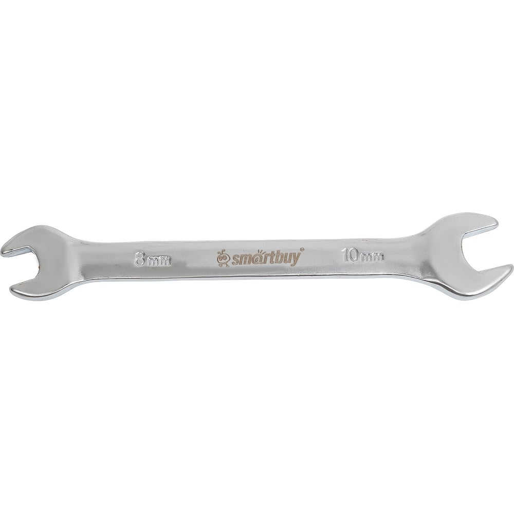 Изображение товара Ключ рожковый Smartbuy на 8 и 10 мм хромированный 40Х
