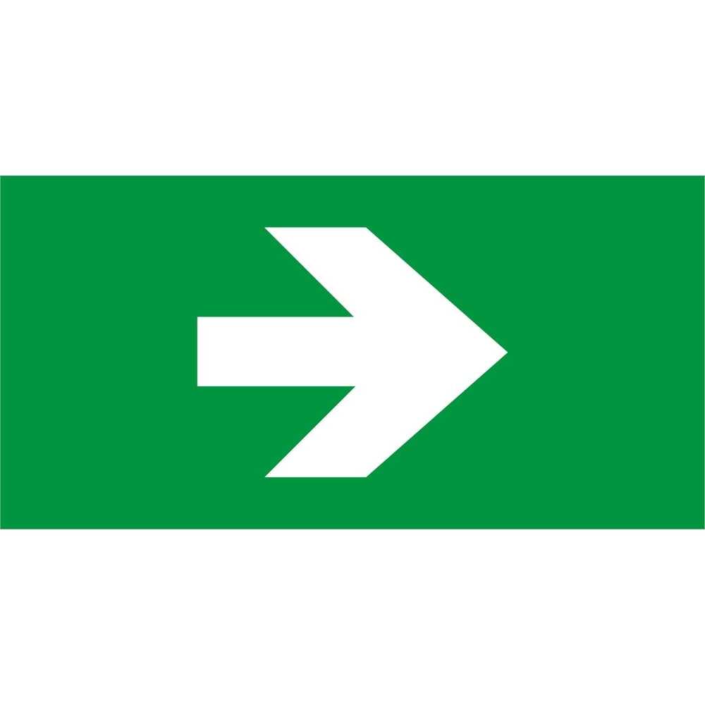 Изображение товара Самоклеящаяся этикетка ЭРА INFOSSA119 259x135мм стрелка без текста 2шт