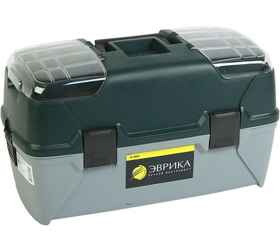 Изображение товара Ящик универсальный с 3 кантилеверами и 2 органайзерами на крышке Эврика 550х280х310 мм ER-10343 458959