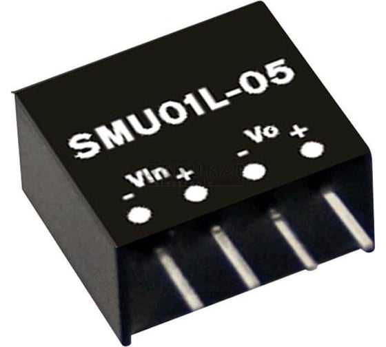 Изображение товара Преобразователь Mean Well DC/DC SMU01L-15 1Вт Т00295648