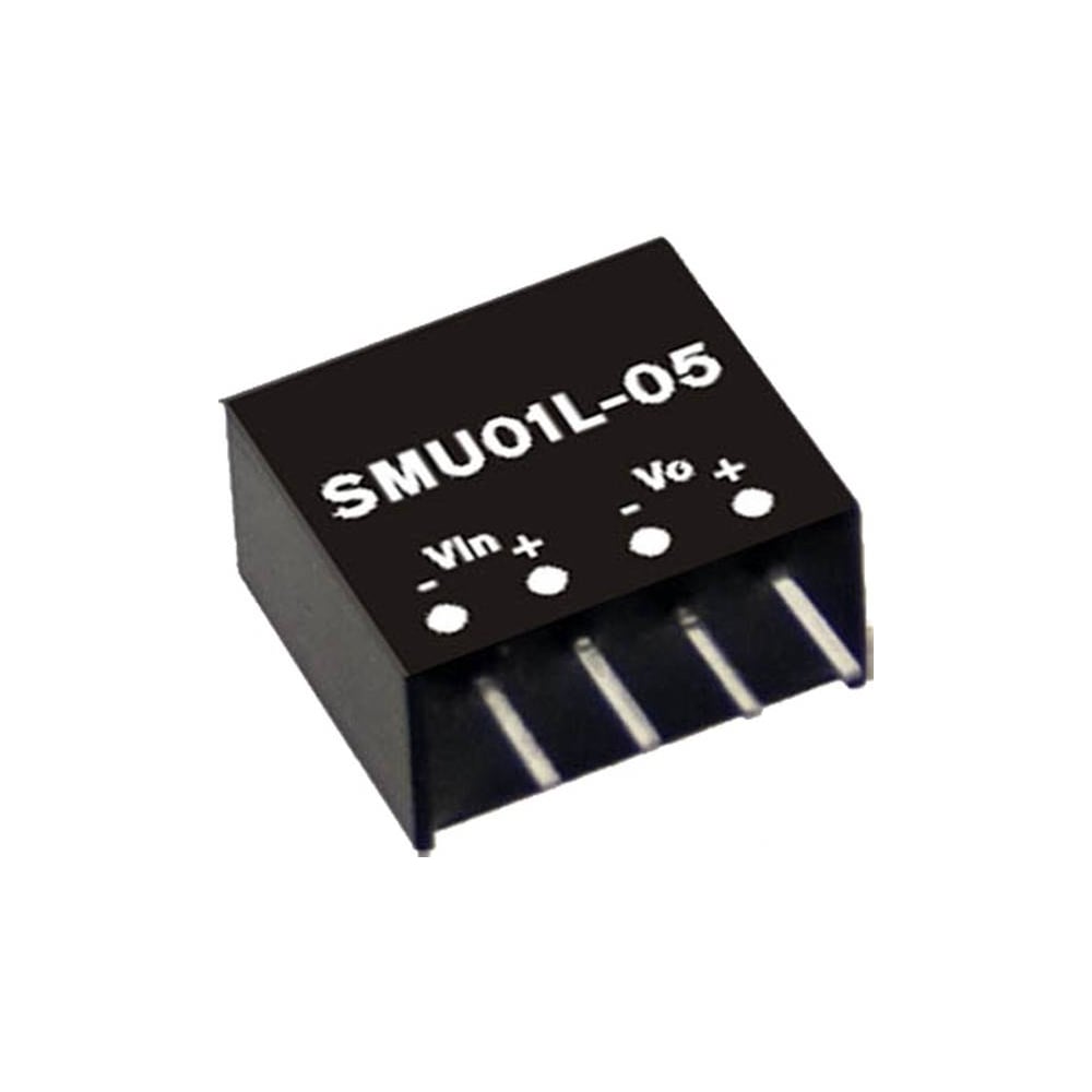 Изображение товара Преобразователь Mean Well SMU01N-05 DC-DC 1Вт Т00295653