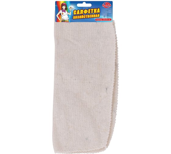 Изображение товара Хозяйственная салфетка МУЛЬТИДОМ 30x30 см КВ62-4