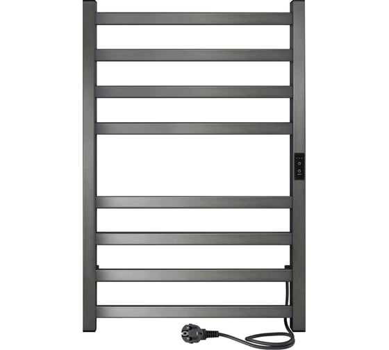 Изображение товара Электрический полотенцесушитель INDIGO Oktava Slim 3 (electro) 80/50, таймер, скрытый монтаж, униерсальное подключение R/L, Graphite Metallic LСLOKS3E80-50GFMRt