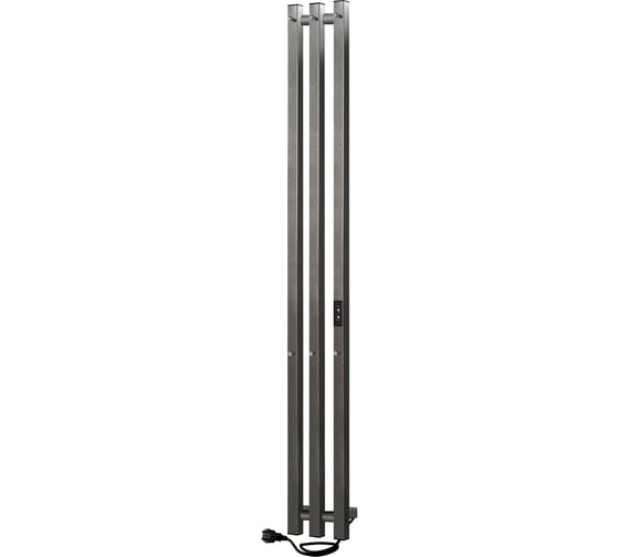 Изображение товара Электрический полотенцесушитель INDIGO Style 3 PRO (electro) 120/13, скрытый монтаж, униерсальное подключение R/L, Graphite Metallic LSPRE120-13GFMRt