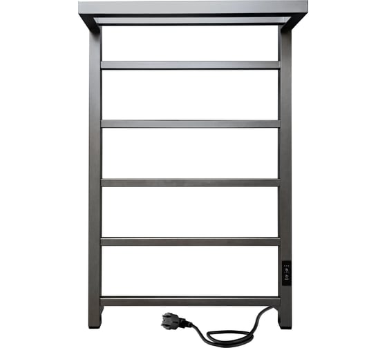 Изображение товара Электрический полотенцесушитель INDIGO Forma (electro) 80/50, таймер, скрытый монтаж, униерсальное подключение R/L, Graphite Metallic LEF80-50GFMRt