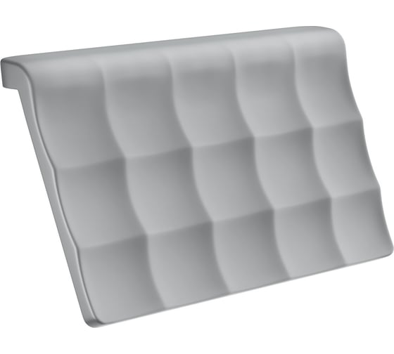 Изображение товара Подголовник для ванны на самоклеющейся ленте Wellsee Useful Extras, мягкий, цвет серый 261909000