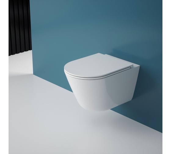 Изображение товара Унитаз-подвесной ESBANO CLAVEL-53T белый ESUPCLAV53TW