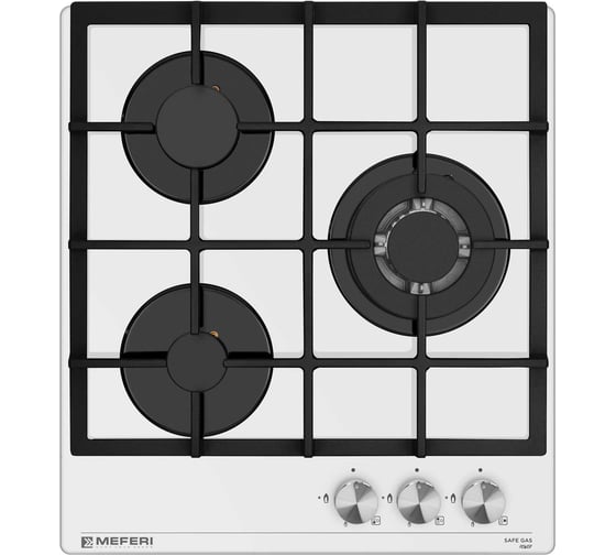 Изображение товара Газовая варочная панель MEFERI MGH453WH GLASS POWER МФ-00000057