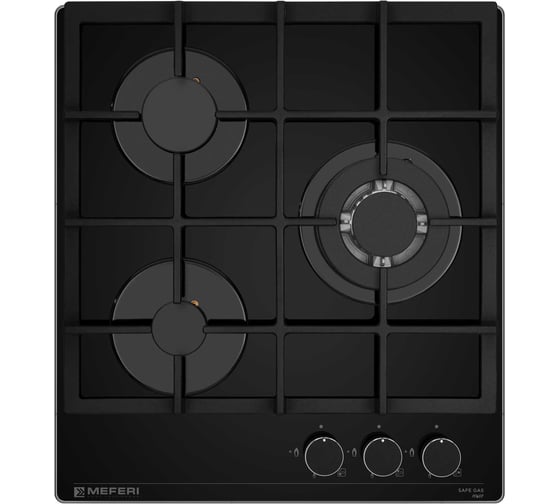 Изображение товара Газовая варочная панель MEFERI MGH453BK GLASS POWER  МФ-00000056