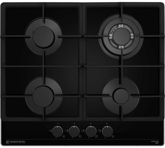 Изображение товара Газовая варочная панель MEFERI MGH604BK GLASS POWER МФ-00000058
