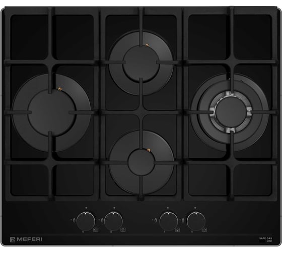 Изображение товара Газовая варочная панель MEFERI MGH604BK GLASS ULTRA  МФ-00000060
