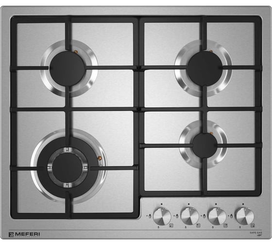 Изображение товара Газовая варочная панель MEFERI MGH604IX LIGHT МФ-00000062