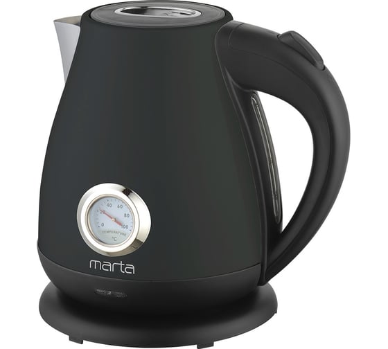 Изображение товара Чайник металлический MARTA MT-4646 черный 39350