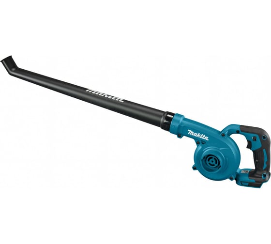 Изображение товара Воздуходув-пылесос аккумуляторный Makita LXT 18В, 3 скорости, 3,1 м³/мин, 52 м/с, длинная насадка DUB186Z