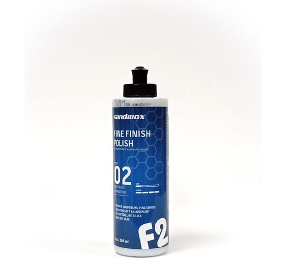Изображение товара Полировальный состав для повышения блеска и удаления голограмм, шаг 2, 264 мл SANDWOX 100.002.264