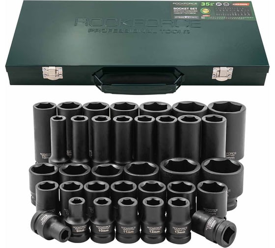 Изображение товара Набор головок 35 предметов Rockforce RF-4353-5MPB(59205)