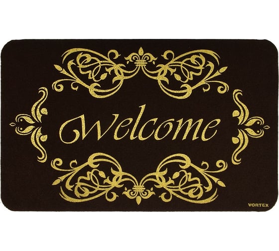 Изображение товара Придверный коврик VORTEX Welcome ажурный 50x80см 24257