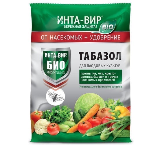 Изображение товара Средство защиты растений от вредителей Табазол Инта Вир 1 кг Сз0100ИНТ03